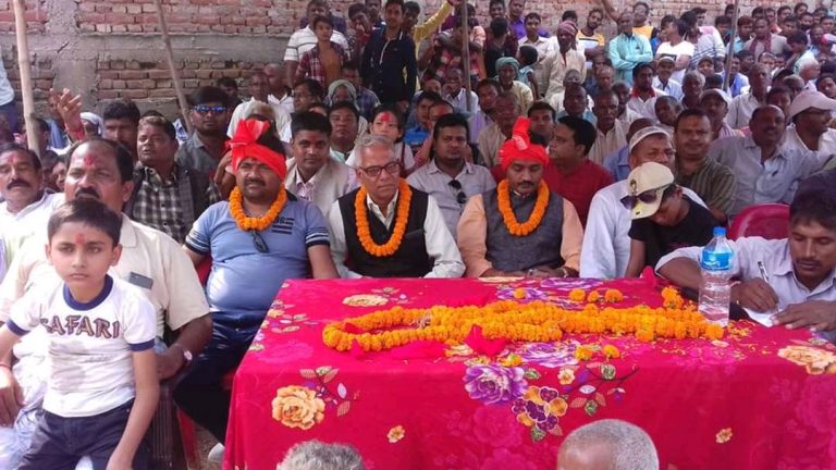 महुवनमा अायोजित कुस्ती प्रतियोगिताकाे सांसद यादव द्वारा उद्घाटन
