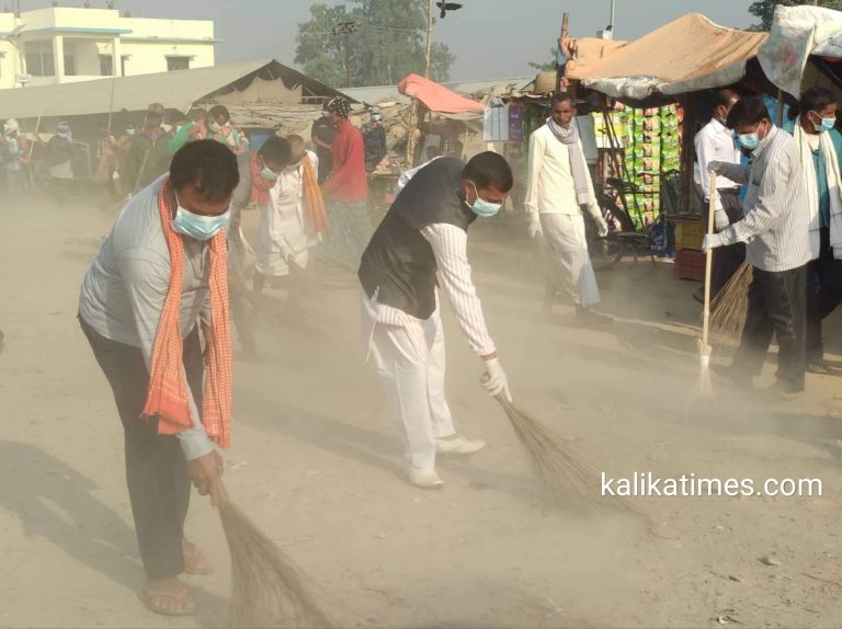 पोखरिया नगरपालिकामा आज पनि सरसफाई