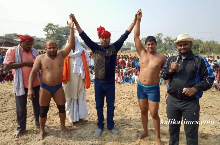 दिपावलीको अवसरमा छिपहरमाईमा कुश्ती प्रतीयोगीता सम्पन्न