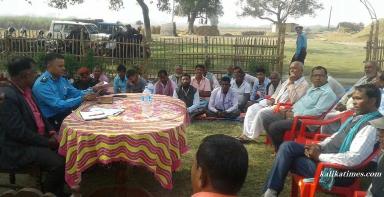 खेस्राहा प्रहरी चौकीको भवन निर्माणको लागि समिति गठन