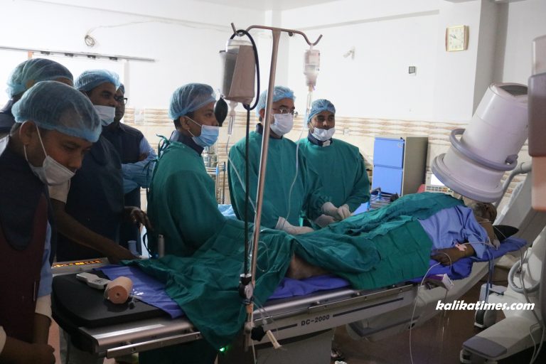 वीरगंज हेल्थ केयरमा निःशुल्क एंजियोग्राफी तथा एंजियोप्लास्टी