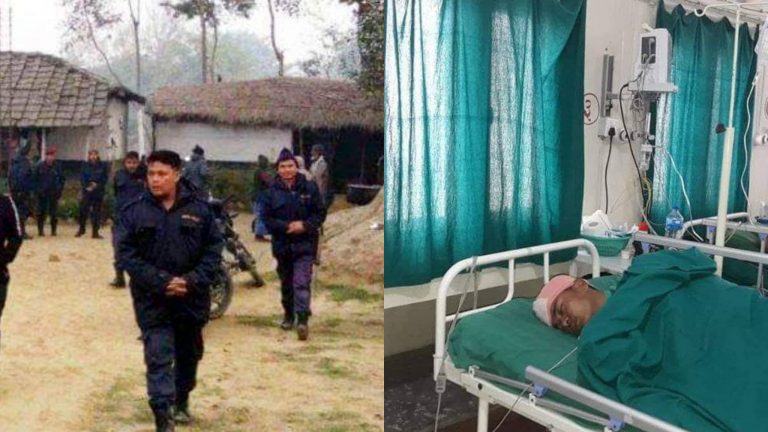 पर्साको जगरनाथपुरमा प्रहरी र तस्कर विच झडप, ४ जना प्रहरी घाइते