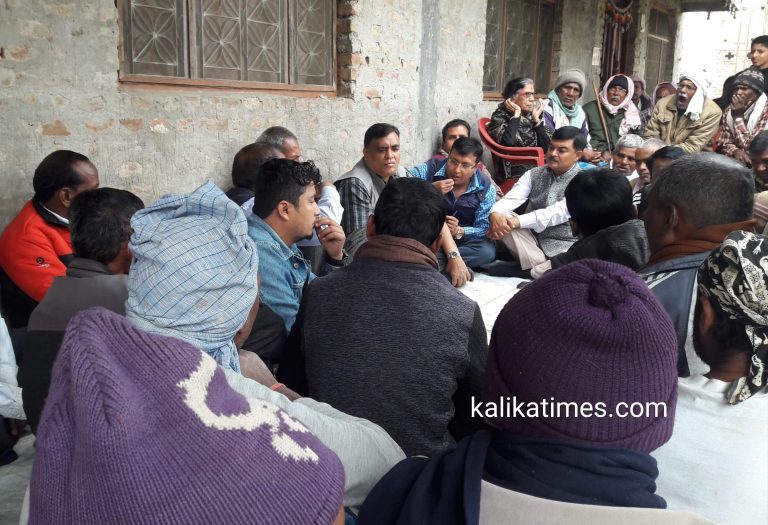 नेपाली कांग्रेस पर्सा क्षेत्र नं.१ द्वारा घरदैलो कार्यक्रम