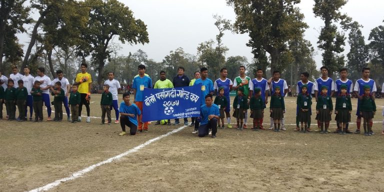 उद्घाटन खेलमा लालबन्दी ११ सर्लाही बिजयी