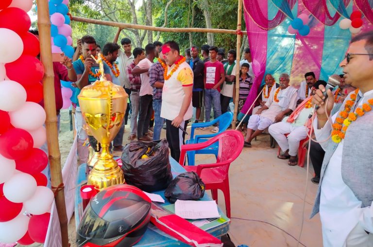 अध्यक्ष कप टूर्नामेन्टकाे फाइनलमा भिखमपुर र हरिहरपु भिड्दै