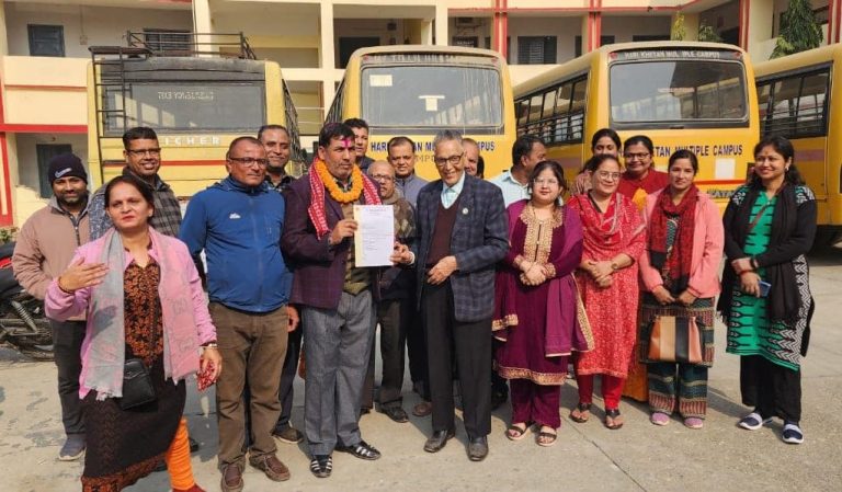 हरि खेतानका प्रमुख डा. भगवान यादवले पाए अवकाश, निमित्त प्रमुखकाे जिम्मेवारी किशाेरी रायलाई