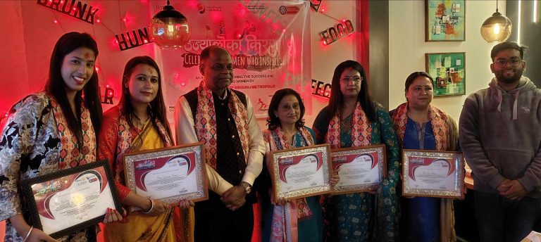 नारी दिवसकाे अवसरमा वीरगंजका चार महिला सम्मानित