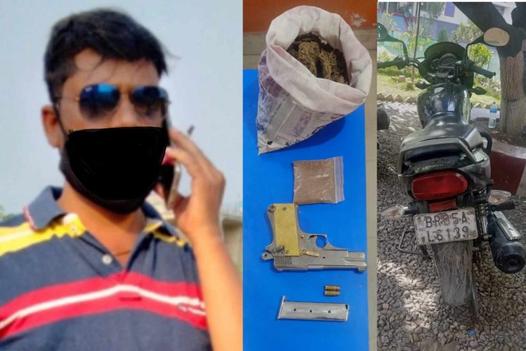 कुख्यात अपराधि बब्लु पासवान लागु औषध र हतियारसहित पक्राउ