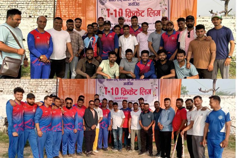 टि-१० क्रिकेट लिगमा डाक्टर र  बैंकर्स ग्रुप विजयी