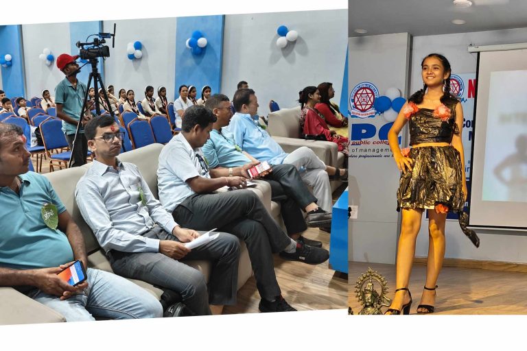 प्लास्टिककाे टुक्राहरु पुन: प्रयाेग गरि ड्रेस बनाए विद्यार्थीहरु, गरे प्रस्तुति