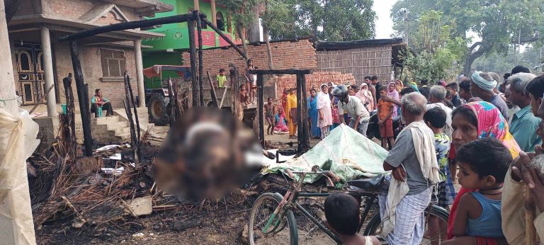 पाेखरियामा आगलागी, एउटा घर जल्याे