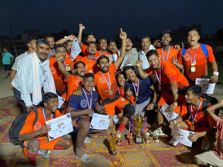 जिल्ला लिग फुटबल प्रतियोगिताको उपाधी युनिट युवा क्लबलाई