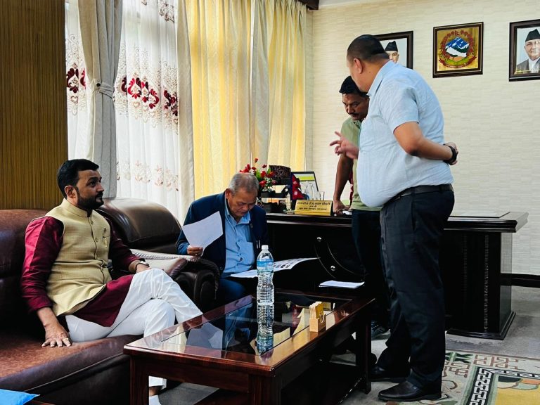 नारायणी रङ्गशालाको लागि बजेट व्यवस्थापन गर्न माग