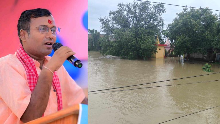 जनमत पार्टी पर्साद्वारा बाढी प्रभावितकाे सहयाेग र उद्धारकाे लागि हेल्पलाइन नम्बर जारी