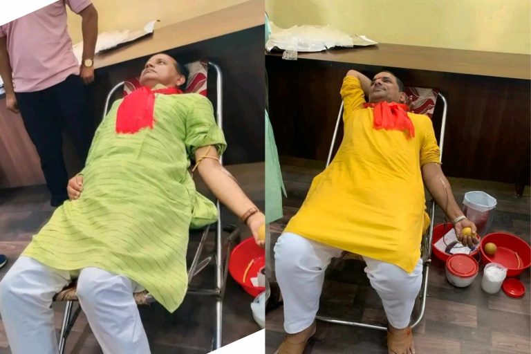मधेस विश्वविद्यालयको वार्षिकोत्सवमा रक्तदान