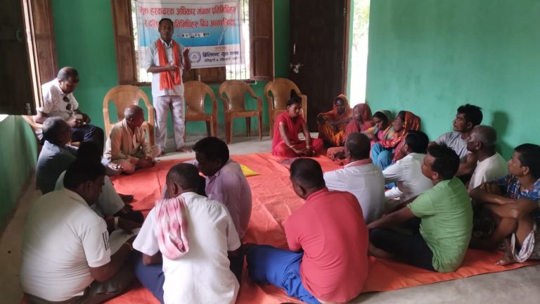 पर्सागढीमा मुक्त हारवाचरवा र दलित जनप्रतिनिधि बिच अन्तरक्रिया