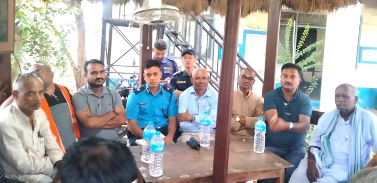 शान्ति सुरक्षा सम्बन्धमा जनप्रतिनिधिसंग छलफल