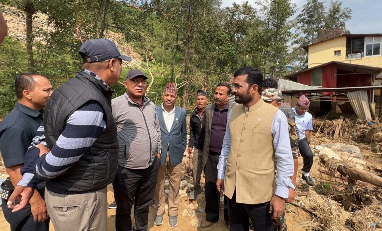 पनौतीमा बाढी प्रभावित संरचनाको काम फास्ट ट्र्याकमा अघि बढाउन निर्देशन