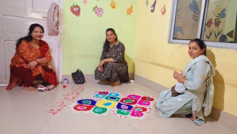 लिटल बडी प्रिस्कुलमा अभिभावक रंगाेली प्रतियाेगिता सम्पन्न