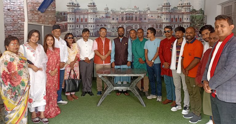 नेता निधिद्वारा युवा सङ्कल्प यात्रालाई जनकपुरधाममा स्वागत
