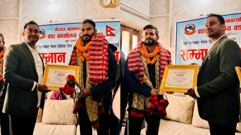 एनपीएलमा उत्कृष्ट प्रदर्शन गर्ने आरिफ र आशिफ नगदसहित सम्मानित