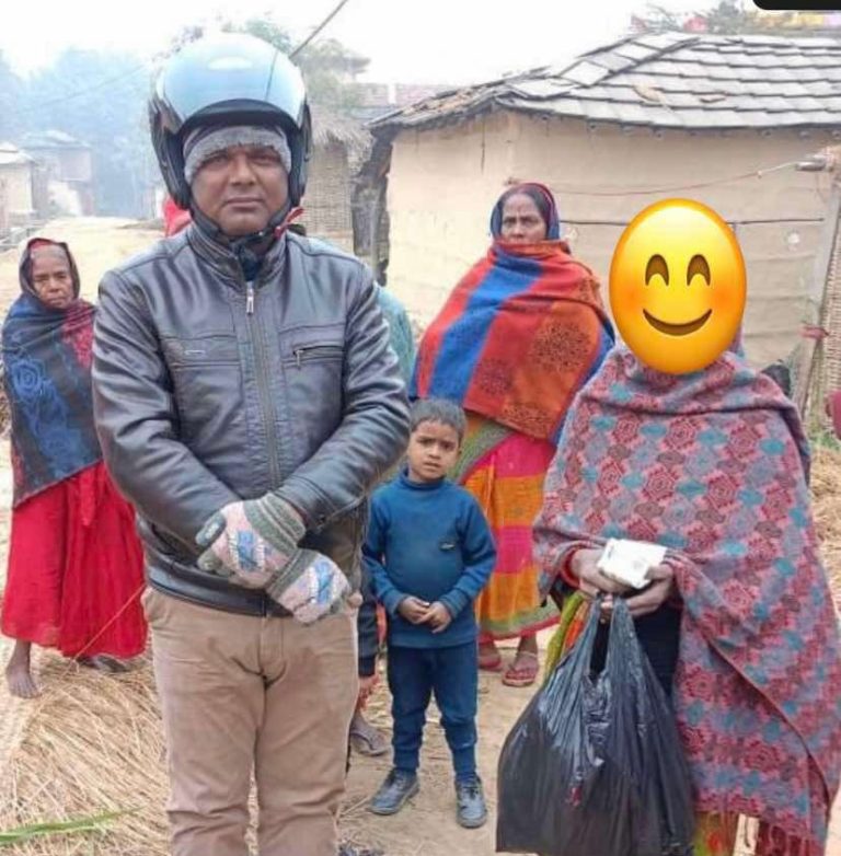 नेता चाैधरीद्वारा एक विपन्न परिवारलाई आर्थिक सहयाेग