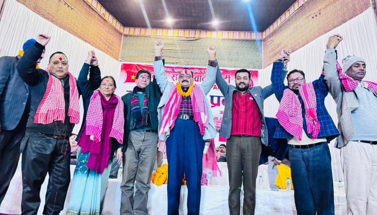 वीरगंजमा जसपाकाे पार्टी प्रबेश कार्यक्रम सम्पन्न, लाेसपा नेता झाले गरे प्रबेश
