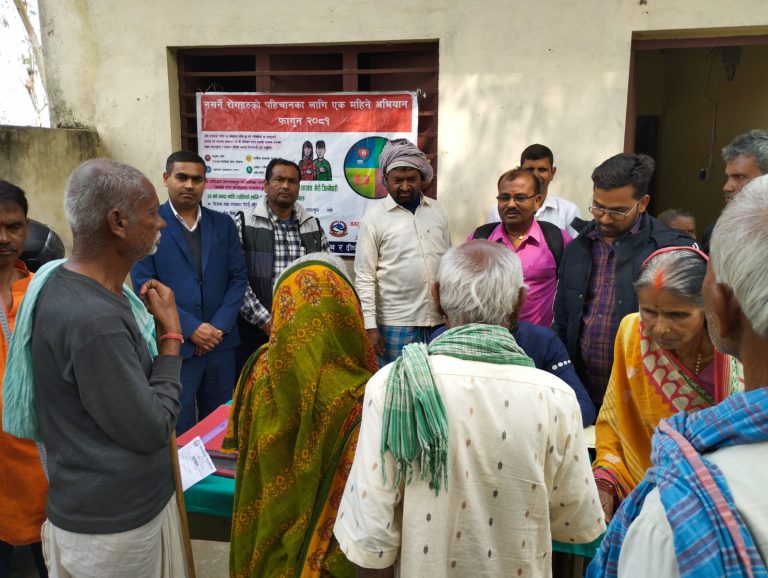 जगरनाथपुरमा नसर्ने राेगहरुकाे पहिचानकाे लागि एक महिने अभियान संचालन