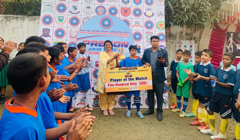 जुनियर फुटबलको फाइनलमा नवदिप र लिटिल फ्लावर प्रबेश