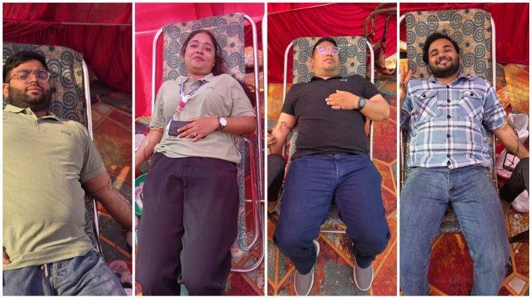 रोटरी क्लबद्वारा रक्तदान कार्यक्रम सम्पन्न