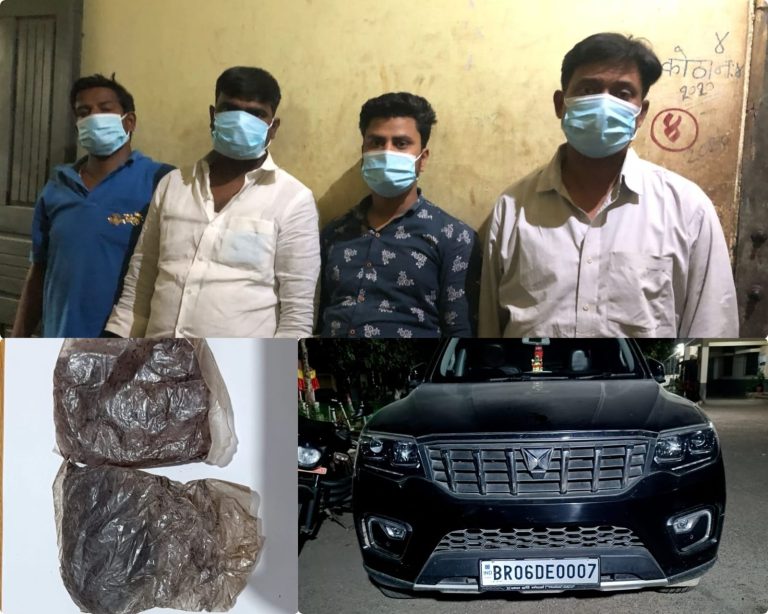वीरगंजबाट ब्राउन सुगरसहित चार भारतीय नागरिक पक्राउ