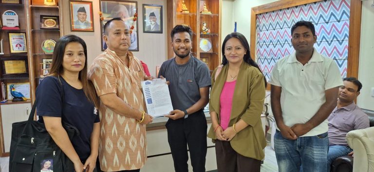 चलचित्रद्वारा पर्यटन विकासको लागि मेयर सिंहलाई पत्रकार संघ पर्साको आग्रह