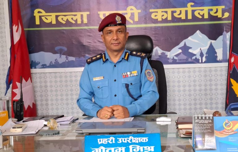 मधेश प्रदेशमै पर्साका एसपी मिश्रकाे उत्कृष्ट कार्यसम्पादन