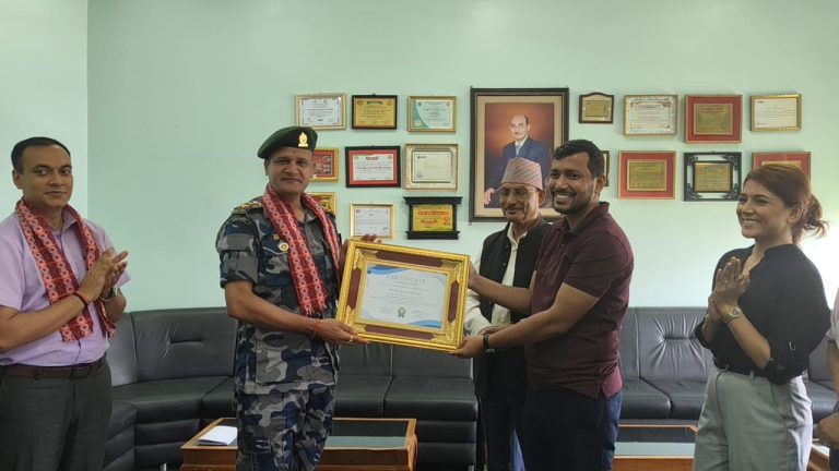 एसपी राधेश्याम धिमाललाई नेशनल मेडिकल कलेजद्वारा सम्मानपूर्वक विदाई