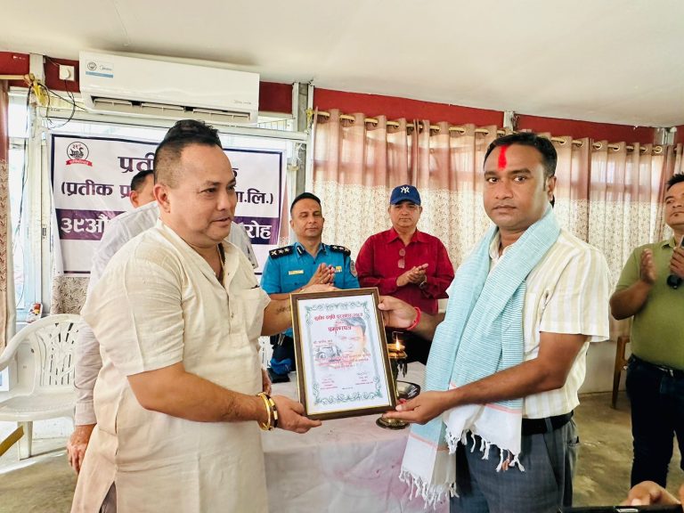 ‘सुबोध स्मृति पत्रकारीता पुरस्कार’ बाट पत्रकार क्रान्ति शाह पुरस्कृत