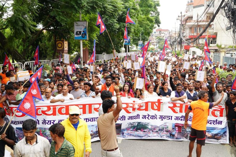 काठमाडौं महानगरकाे ज्यादतीविरुद्ध कबाड व्यवसायीको आन्दोलन दोस्रो दिन, ५ बुँदे माग