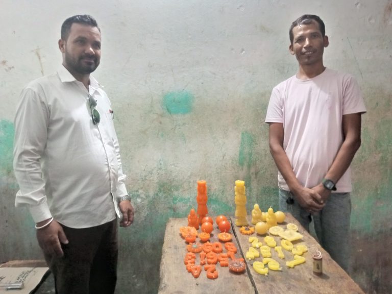 बालसुधार गृह वीरगंजमा मैनबत्ती तालीम