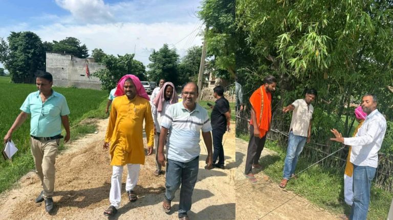 सांसद रिजालको संसदीय योजना अन्तर्गत कालाेपत्रे सडककाे लागि सर्वे सुरु