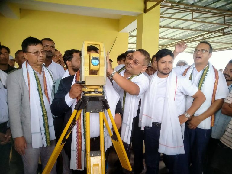 ठोरी गाउँपालिकामा लालपुर्जा वितरणका लागि नापनक्सा सुरु