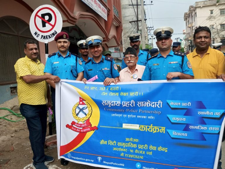 वीरगंजमा मकालु चौक–खानेपानी कार्यालय सडक खण्डमा ‘नो पार्किङ’