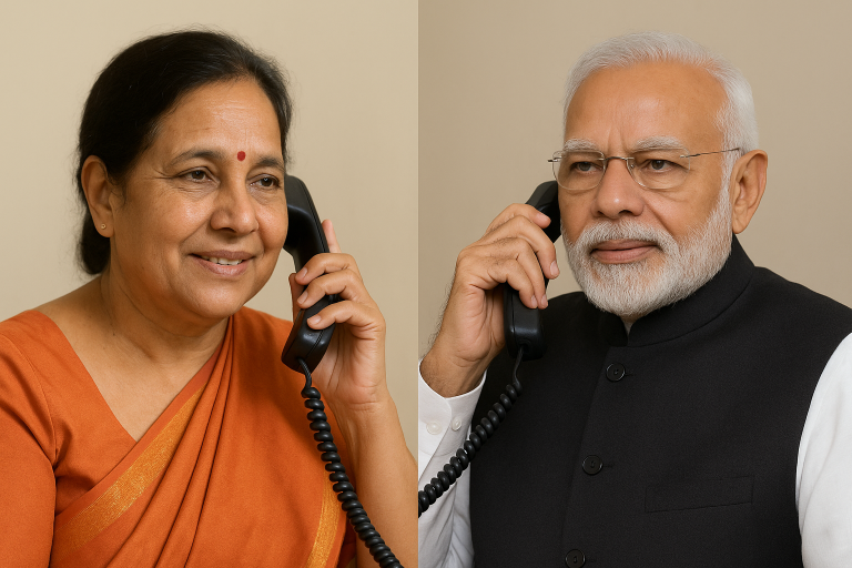 प्रधानमन्त्री कार्की र भारतीय प्रधानमन्त्री मोदीबीच फोनवार्ता