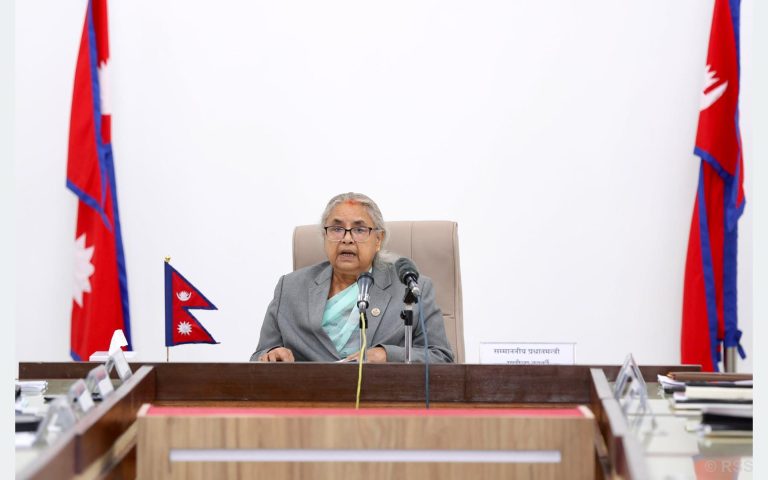 प्रधानमन्त्री कार्कीको पहिलो सम्बोधन : “छ महिनाभित्र निर्वाचन सम्पन्न गर्ने सरकारको दायित्व”