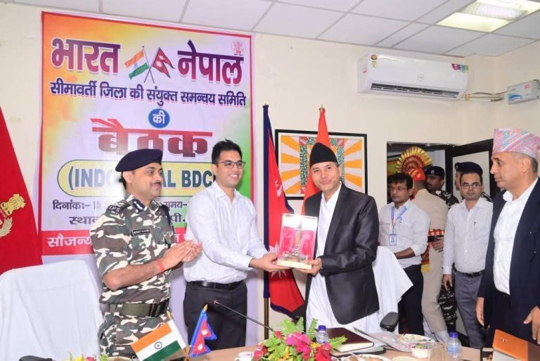 भारत–नेपाल सीमामा कडाइपूर्वक जाँच गर्न एसएसबी महानिरीक्षक उज्जवलको निर्देशन