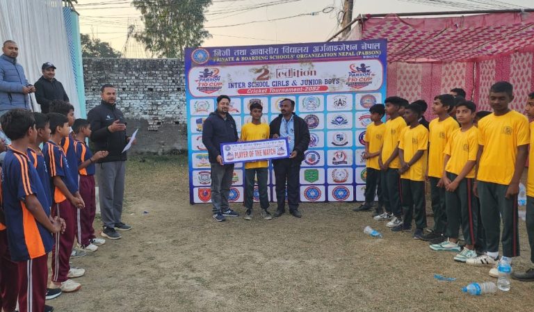 प्याब्सन टी–१० क्रिकेट प्रतियोगितामा चार खेल सम्पन्न, कालिका एकेडेमी लगायतका विद्यालय विजयी