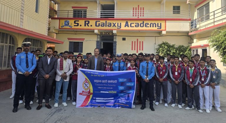 विद्यालयमा ट्राफिक सुरक्षा अभिमुखीकरण, विद्यार्थीलाई सचेतना