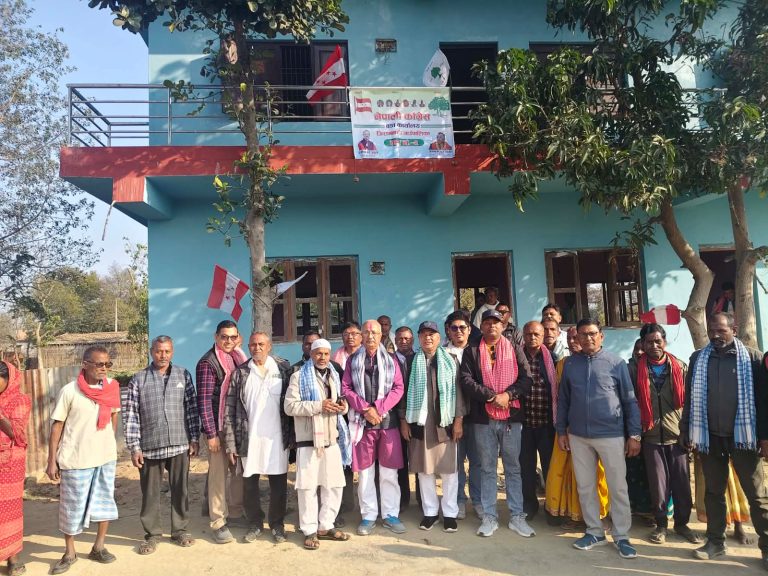 सेढवामा कांग्रेस वडा कार्यालय संचालन, उम्मेदवार रमेश रिजालद्वारा उद्घाटन