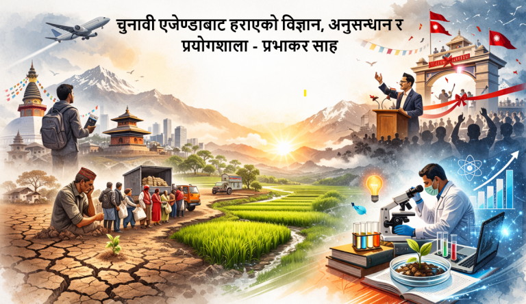 चुनावी एजेण्डाबाट हराएको विज्ञान, अनुसन्धान र प्रयोगशाला – प्रभाकर साह