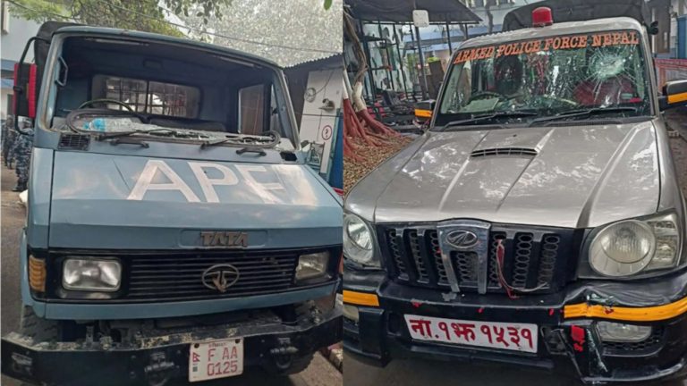 आदर्शनगरमा सशस्त्र प्रहरी र ट्रान्सपोर्ट व्यपारीबीच झडप, ३ सुरक्षाकर्मी घाइते