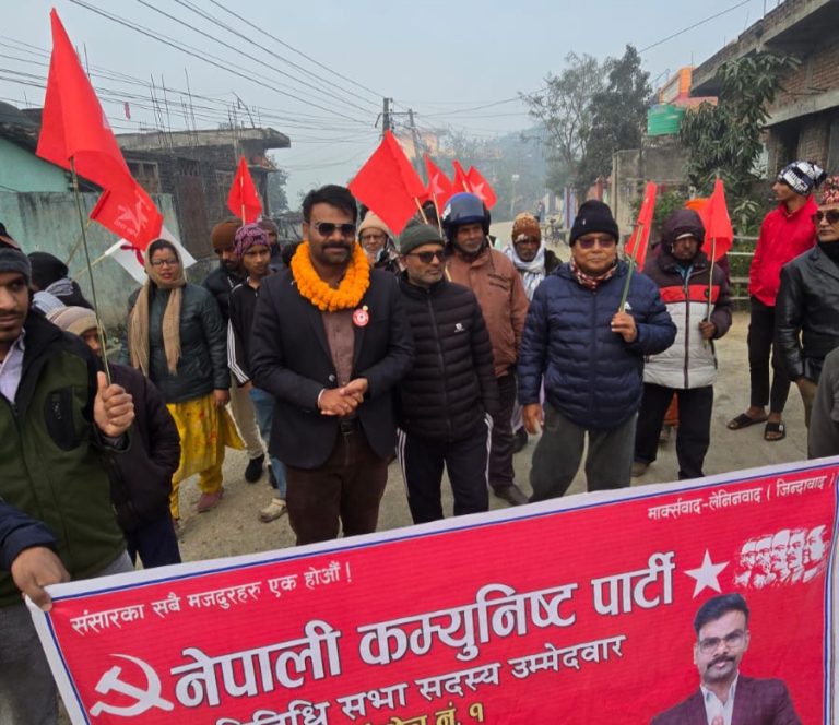 पर्सा–१ मा सिए अजय चौरसियाको घरदैलो, इमानदार र जबाफदेही नेतृत्वका लागि अपिल