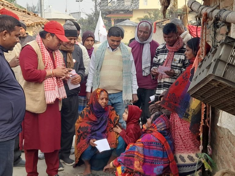 डोकैला र बहुअरीमा नेकपाका मनोज चौधरीको जनता दर्शन कार्यक्रम